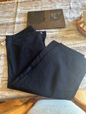 NWT Old Navy Wide Leg Pants Black Size 20